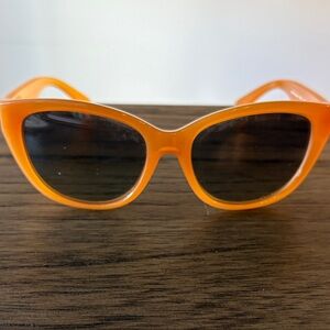 Coach Amber Cat Eye Grey Lens Plastic Sunglasses